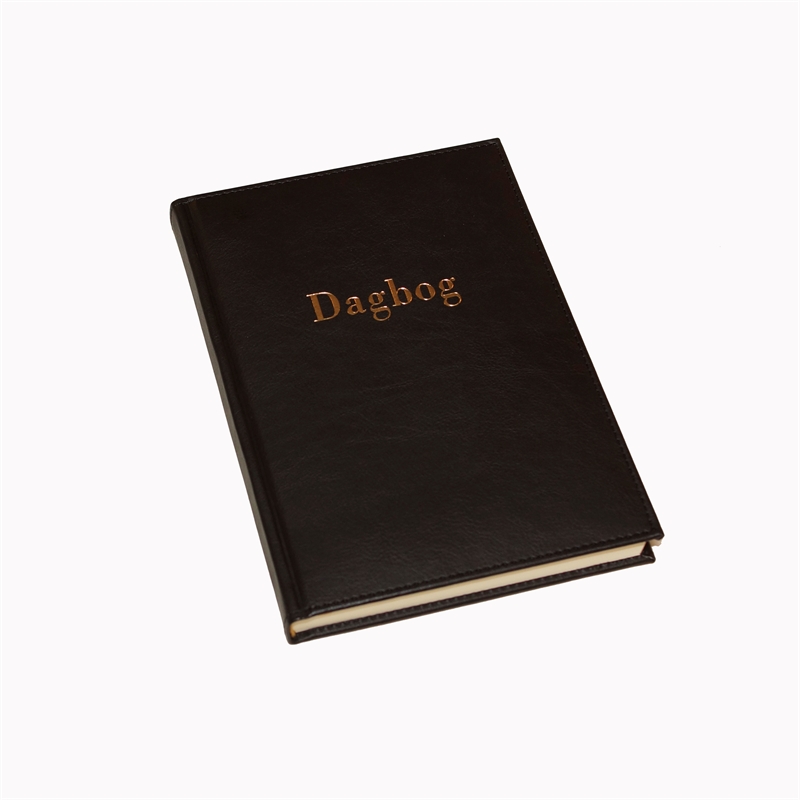 Dagbog A5 sort – Dagbøger fra Yourbook